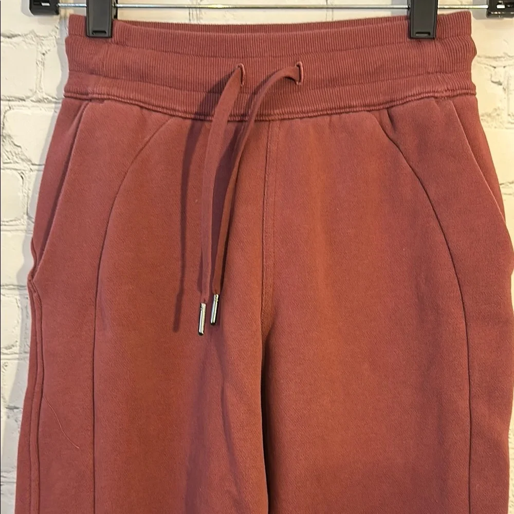 Lululemon Rust Red Jogger Pants